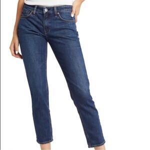 Rag & Bone Dre Bianca Low Rise Slim Boyfriend Jeans
